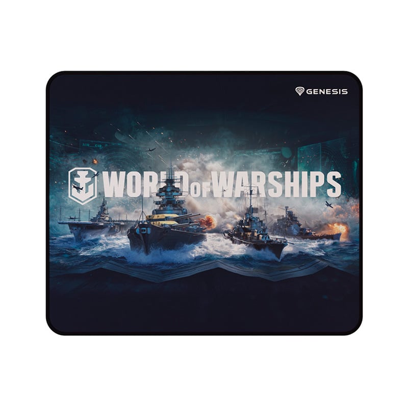 MOUSE PAD GENESIS CARBON 500 M WOWS ARMADA (TRAE CODIGO DE REGALO PARA WORLD OF WARSHIPS)