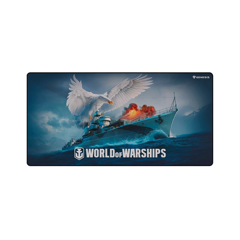 MOUSE PAD GENESIS CARBON 500 MAXI XL WOWS BLYSKAWICA (TRAE CODIGO DE REGALO PARA WORLD OF WARSHIPS)