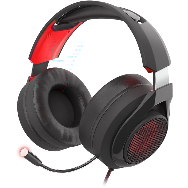 AURICULAR GENESIS RADON 610 7.1 USB BLACK - RED