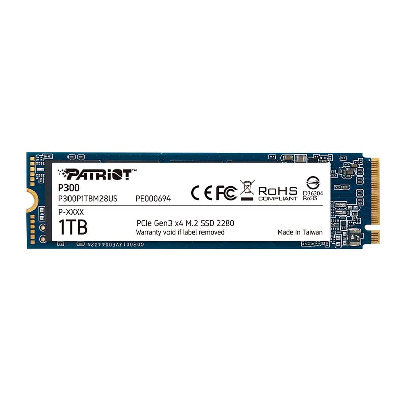 DISCO SOLIDO SSD 1TB PATRIOT P300 M.2 PCIE X4 3.0