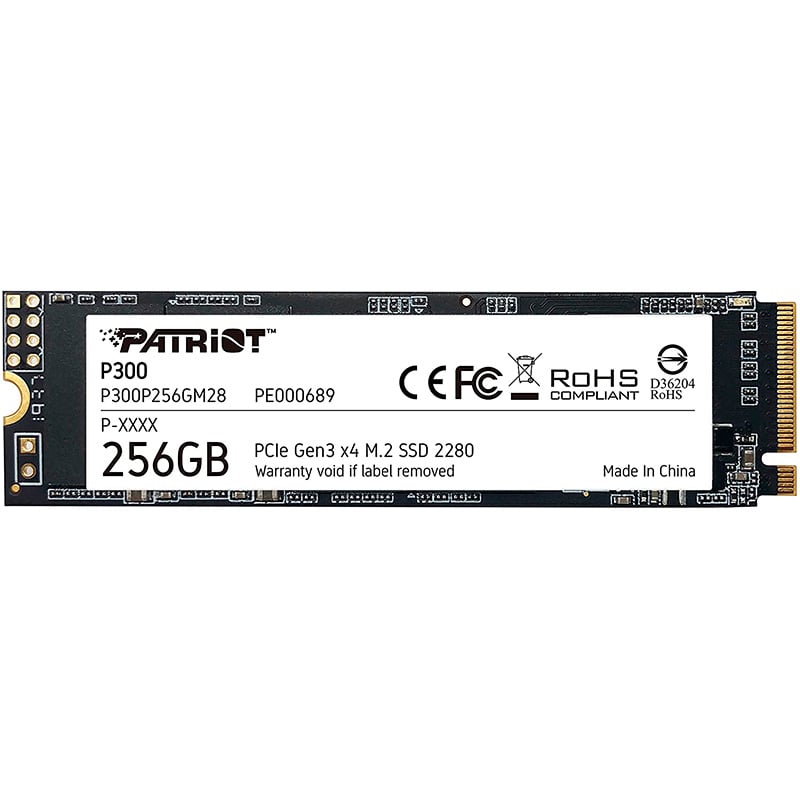 DISCO SOLIDO SSD 256GB PATRIOT P300 M.2 NVME PCIE X4 3.0