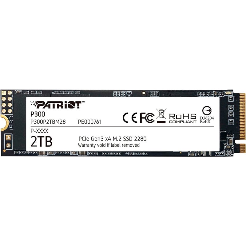DISCO SOLIDO SSD 2TB PATRIOT P300 M.2 PCIE X4 3.0