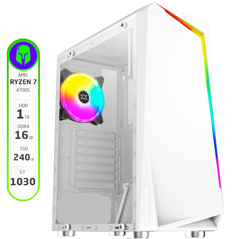 PC ARMADA AMD KIT RYZEN 7 4700S - 16GB - 240GB SSD - 1TB HDD - GT 1030