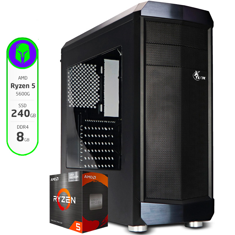 PC GAMER ARMADA AMD RYZEN 5 5600G 8GB 240GB SSD