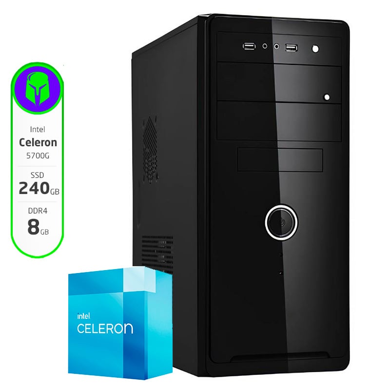 PC GAMER ARMADA INTEL G5905 8GB SSD 240GB