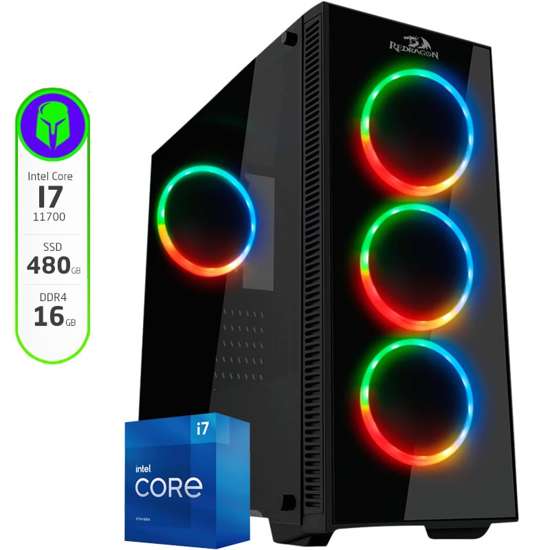 PC ARMADA INTEL CORE I7 11700 - 16 GB - 480GB SSD
