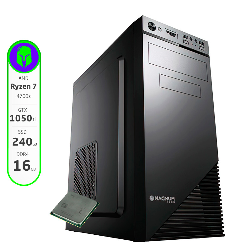 PC ARMADA COMPLETA RYZEN 7 4700S 16GB 256GB SSD GTX 1050 TI