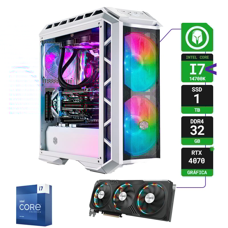 PC ARMADA COMPLETA INTEL I7 14700K 32GB SSD 1TB RTX 4070