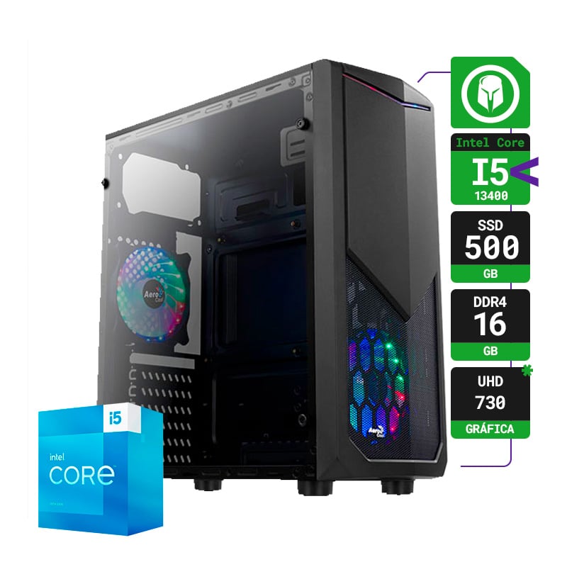 PC INTEL I5-13400 RAM 16GB SSD 500GB