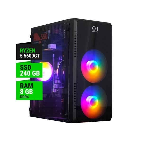 Pc Gamer Ryzen 5 5600gt 8gb Ram Ssd 240 Gb