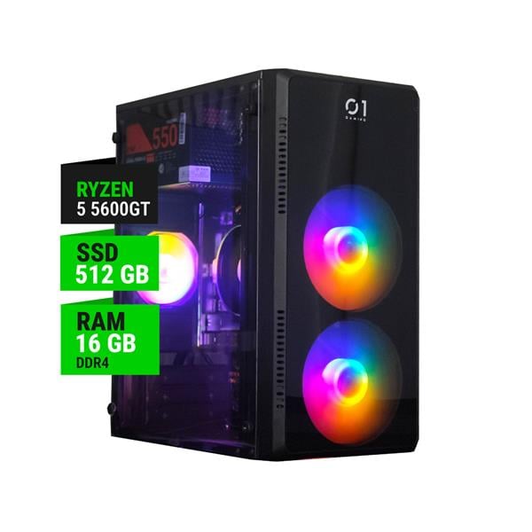Pc Gamer Amd Ryzen 5 5600gt 16gb 512gb Nvme 3 Fan Rgb