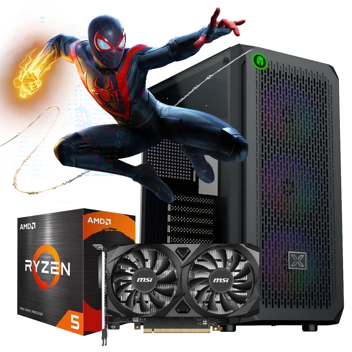 PC ARMADA AMD RYZEN 5 4500 RTX 3050 16GB 512GB