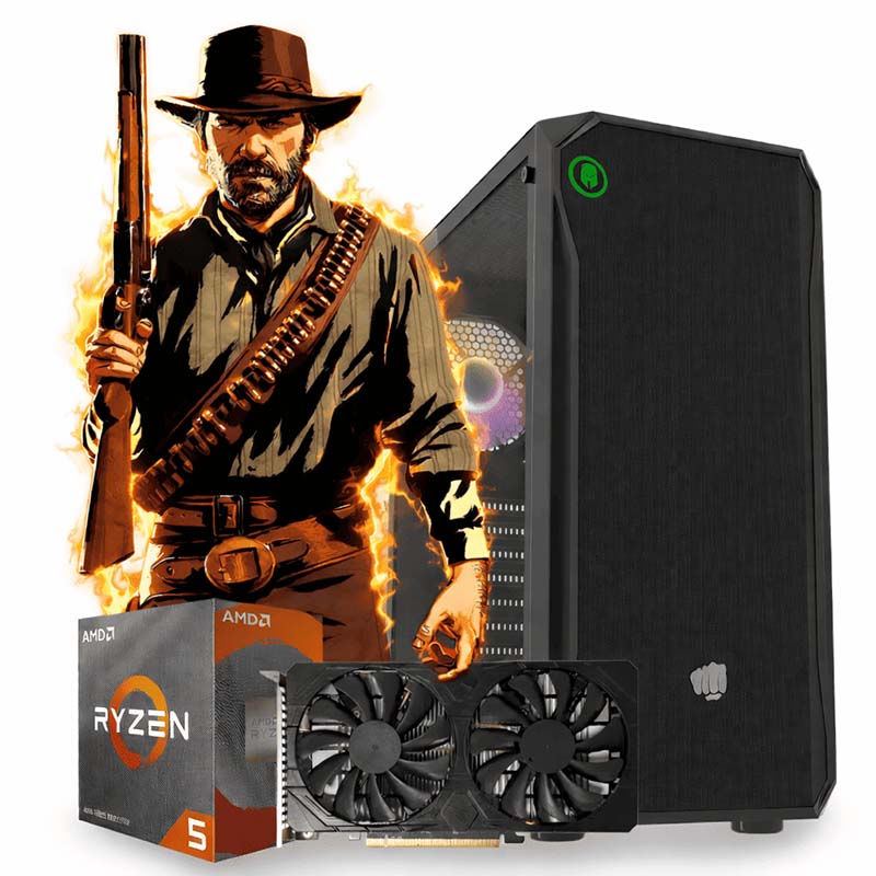 PC ARMADA AMD RYZEN 5 4500 RX 6500 XT 4GB 16GB 512GB