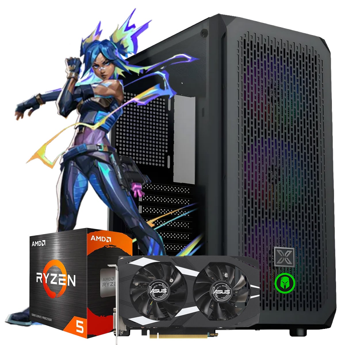 PC ARMADA AMD RYZEN 5 5500 RTX 3050 16GB 512GB