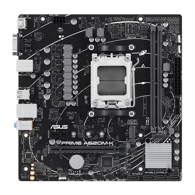 MOTHERBOARD ASUS PRIME A620M-K DDR5 AM5