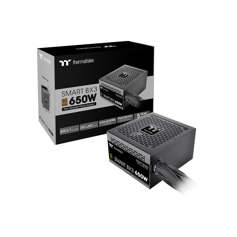 FUENTE 650W THERMALTAKE SMART BX3 80 PLUS BRONZE