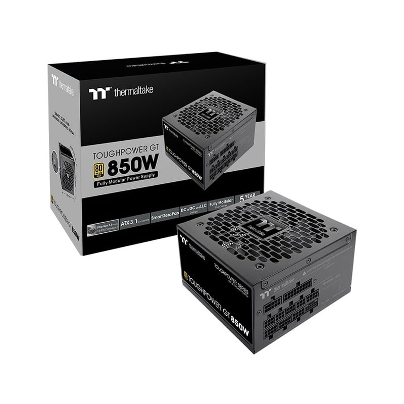 FUENTE 850W THERMALTAKE TOUGHPOWER GT 80 PLUS GOLD MODULAR PCIE 5.1