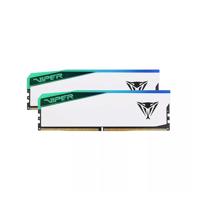 MEMORIA RAM PATRIOT VIPER ELITE 5 WHITE 32GB RGB (2X16GB) 6000 MHZ CL30 DDR5