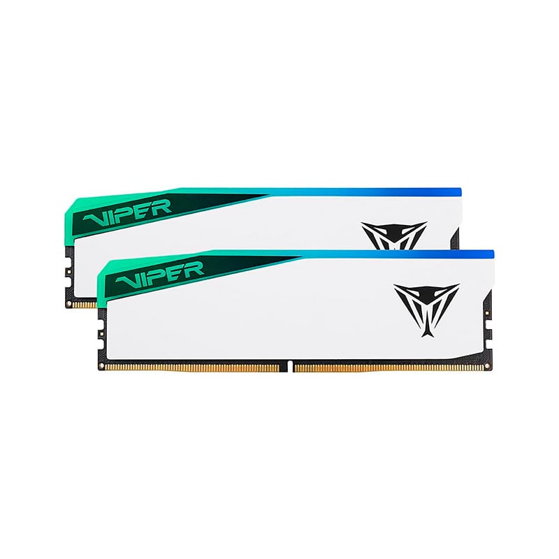 MEMORIA RAM PATRIOT VIPER ELITE RGB WHITE 32GB (2X16GB) 6200 MHZ DDR5