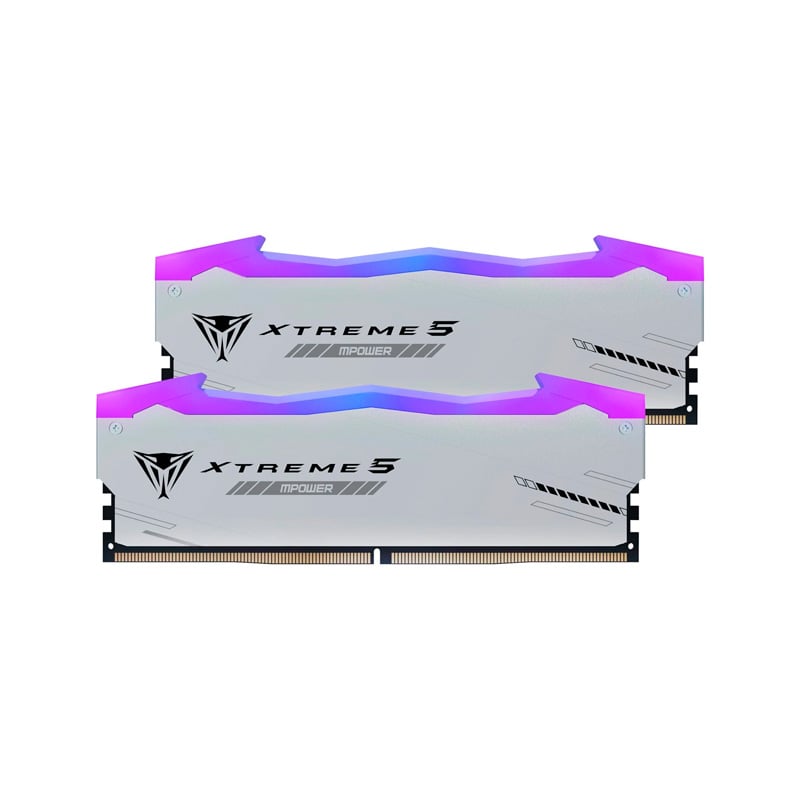 MEMORIA RAM PATRIOT VIPER XTREME 5 32GB (2X16GB) RGB MPOWER 6000 MHZ CL30 DDR5 WHITE