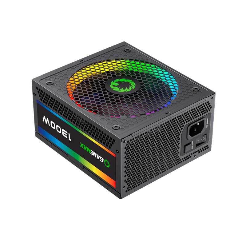 FUENTE 1300W GAMEMAX SMART 80 PLUS PLATINUM RGB