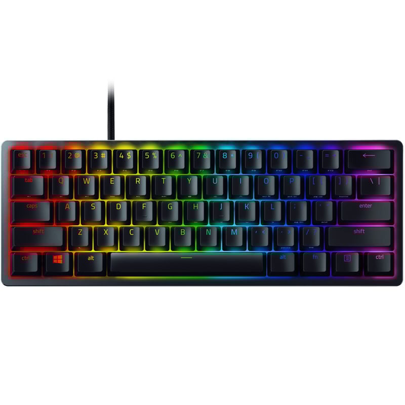 TECLADO MECANICO 60% RAZER HUNTSMAN MINI - SWITCHES RED LINEAL OPTICOS