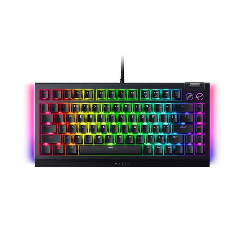 TECLADO MECANICO RAZER BLACKWIDOW V4 75% HOT SWAPPABLE US LAYOUT - SWITCH ORANGE