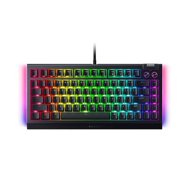 Teclado Mecanico Razer Blackwidow v4 75% Hot Swappable Us Layout - Switch Orange