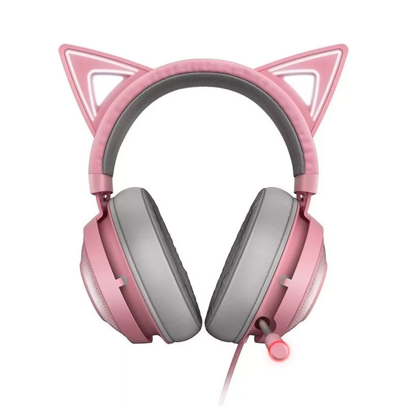 AURICULAR RAZER KRAKEN KITTY EDITION QUARTZ (ROSA)