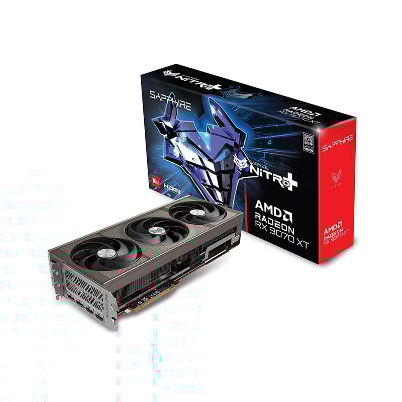PLACA DE VIDEO AMD RADEON SAPPHIRE NITRO+ RX 9070 XT GAMING 16GB GDDR6