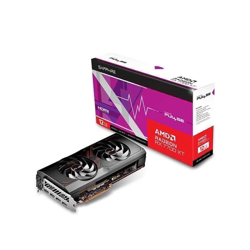 PLACA DE VIDEO AMD RADEON SAPPHIRE PULSE RX 7700 XT 12GB GDDR6