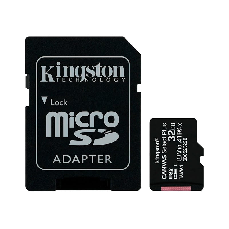 MEMORIA MICRO SD 32GB KINGSTON CANVAS SELECT PLUS CLASE 10