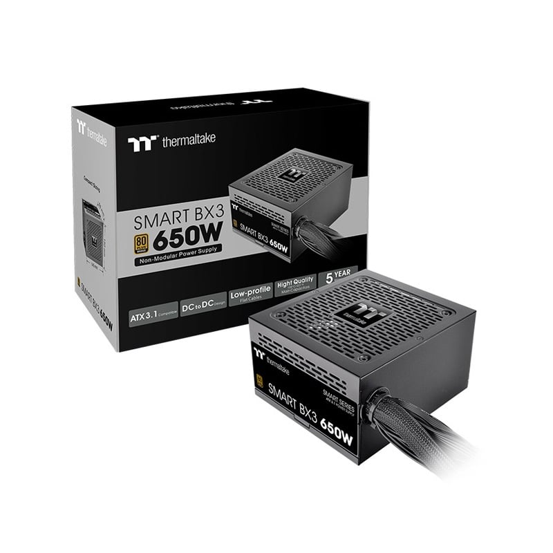 FUENTE 650W THERMALTAKE SMART BX3 80 PLUS BRONZE