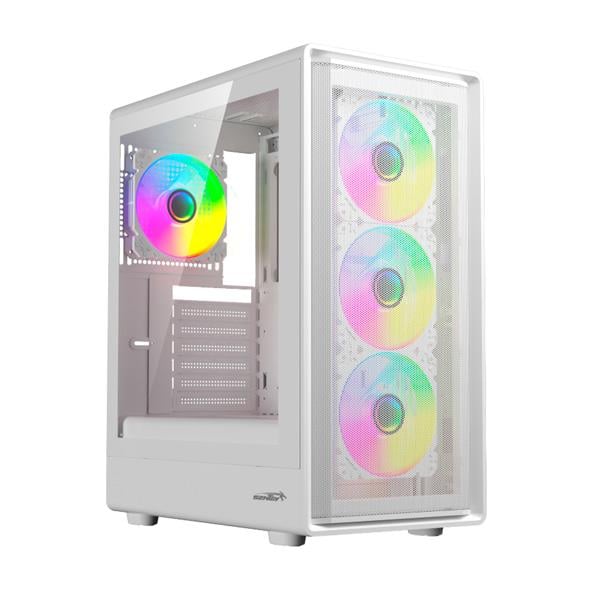Gabinete Sentey Strega- Fan x4 Argb - White