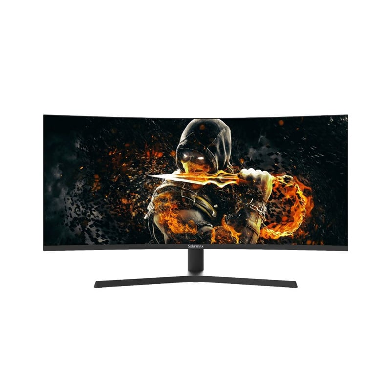 OUTLET - MONITOR GAMER CURVO LED SOLARMAX 34" SX34CW3B 2K 165HZ 1MS QHD ARGB USB / DP / HDMI