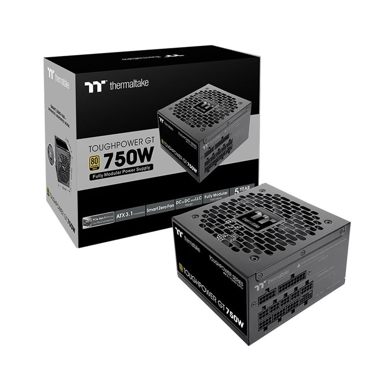 FUENTE 750W THERMALTAKE TOUGHPOWER GT ANALOG 80 PLUS GOLD MODULAR