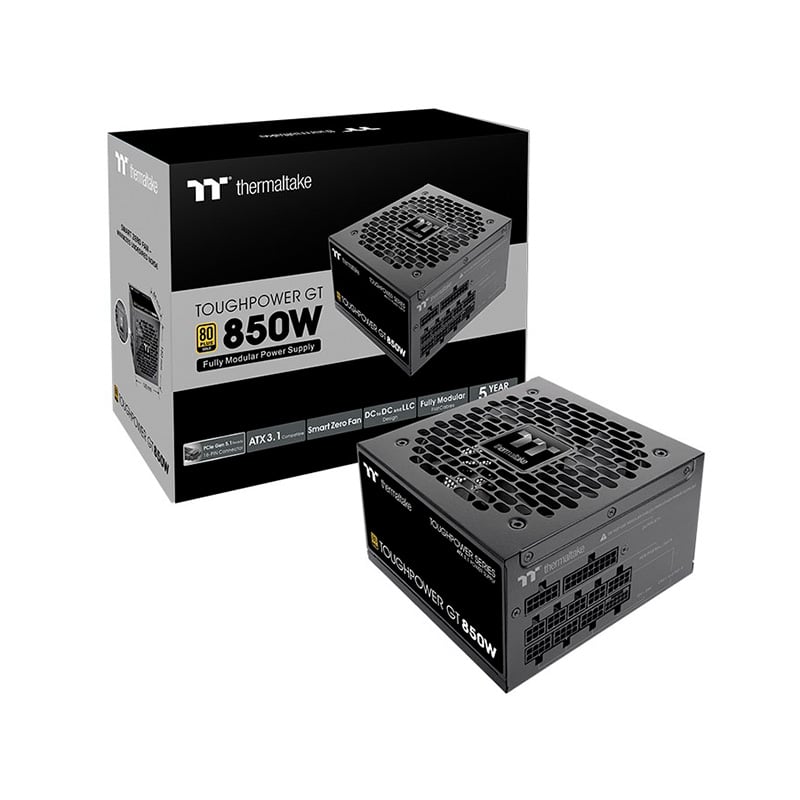 FUENTE 850W THERMALTAKE TOUGHPOWER GT 80 PLUS GOLD MODULAR PCIE 5.1