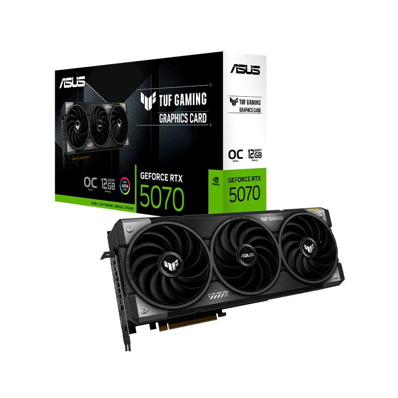 PLACA DE VIDEO ASUS TUF GAMING NVIDIA GEFORCE RTX 5070 12GB OC GDDR7