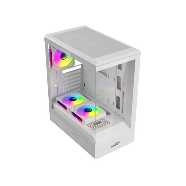 Gabinete Sentey Walker 240 - Fan X5 Argb - White