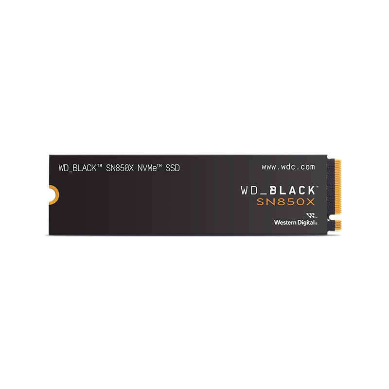 DISCO SOLIDO SSD 1TB WESTERN DIGITAL SN850X BLACK M.2 NVME PCIE X4 4.0 - SIN DISIPADOR TERMICO