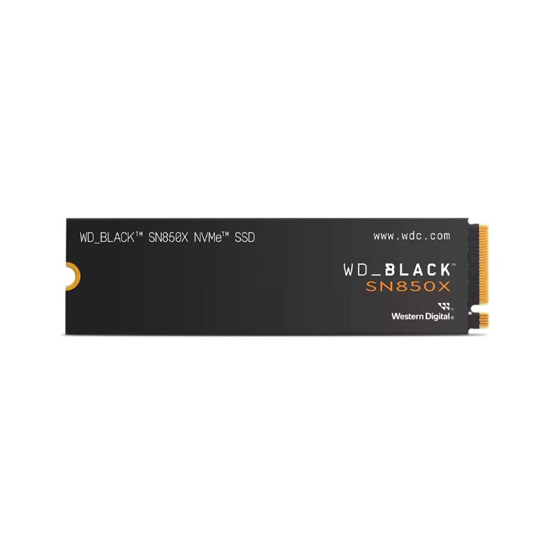 DISCO SOLIDO SSD 2TB WESTERN DIGITAL SN850X BLACK M.2 NVME PCIE X4 4.0 - SIN DISIPADOR TERMICO