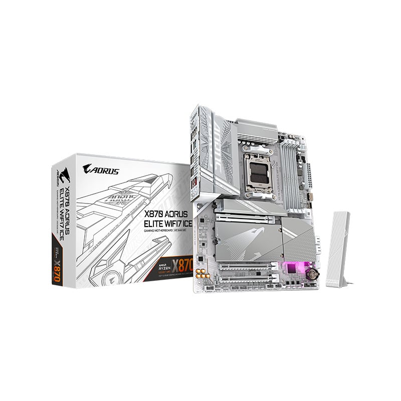 MOTHERBOARD GIGABYTE X870 AORUS ELITE WIFI7 ICE AM5 DDR5