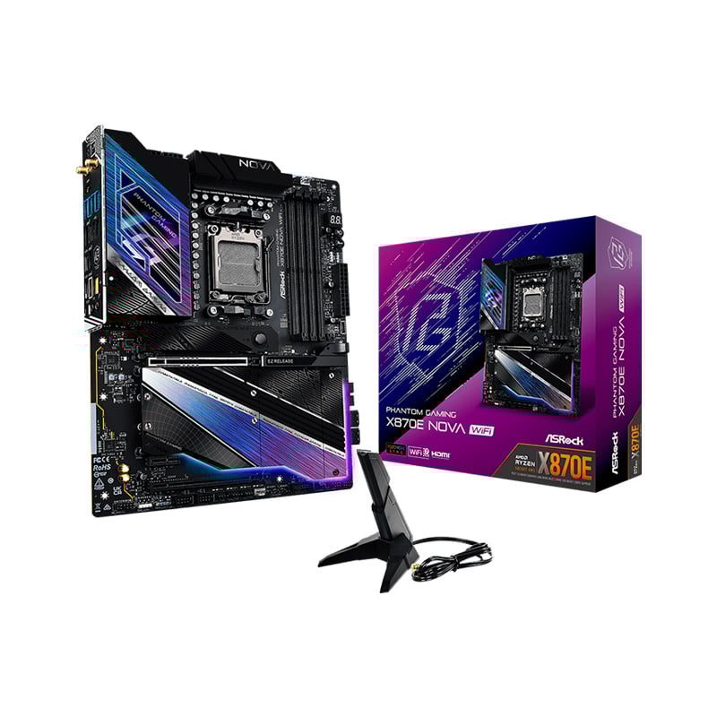 MOTHERBOARD ASROCK X870E NOVA WIFI AM5 DDR5
