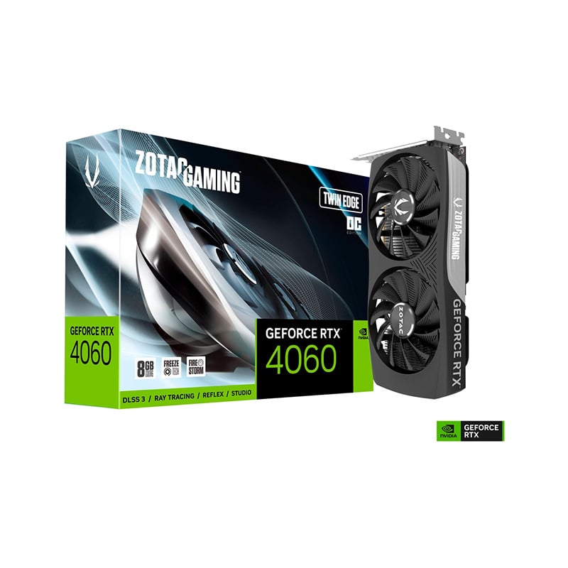 PLACA DE VIDEO ZOTAC NVIDIA GEFORCE RTX 4060 TWIN EDGE OC 8GB GDDR6