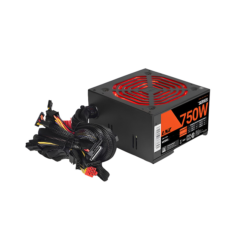 FUENTE 750W LNZ ZX SERIES RED FAN
