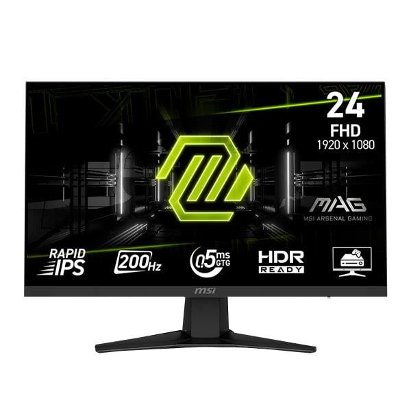 Monitor Gamer Led IPS 24" MSI 244F E2 200Hz FHD 1Ms - HDMI/DP